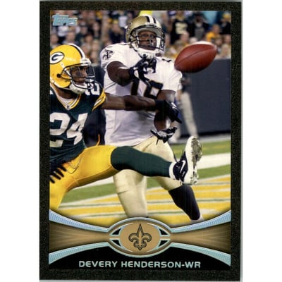 2012 Topps Black #96 Devery Henderson