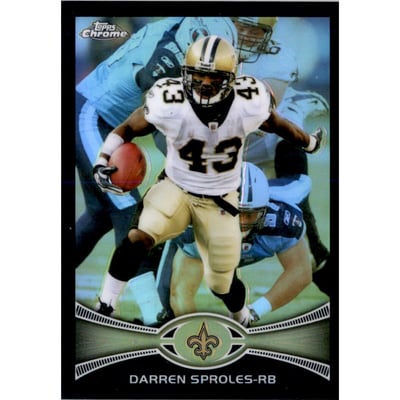 2012 Topps Chrome Black Refractors #136 Darren Sproles