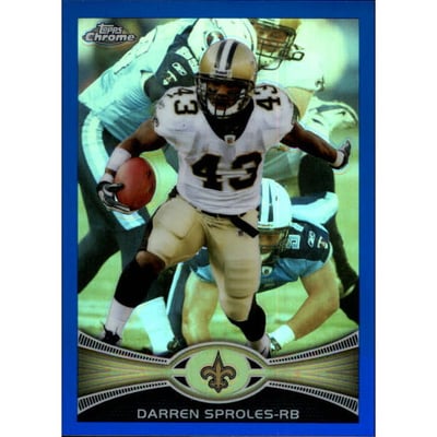 2012 Topps Chrome Blue Refractors #136 Darren Sproles