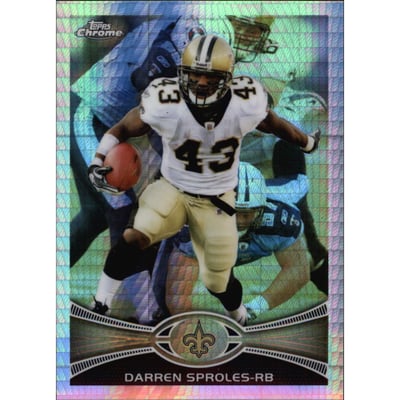 2012 Topps Chrome Prism Refractors #136 Darren Sproles