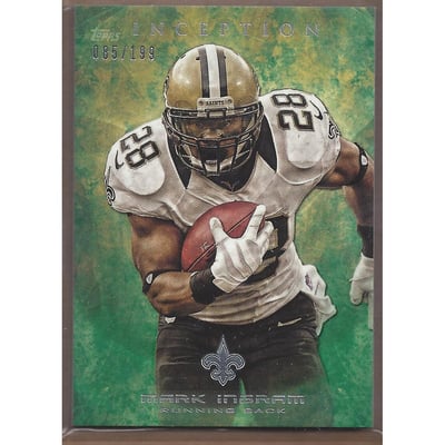 2013 Topps Inception Green #87 Mark Ingram