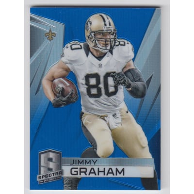 2014 Panini Spectra Prizms Blue #97 Jimmy Graham