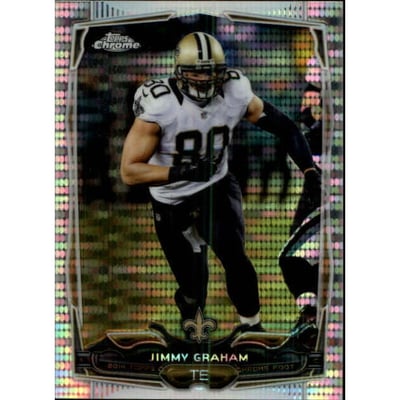 2014 Topps Chrome Mini Pulsar Refractors #67 Jimmy Graham