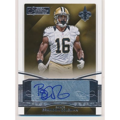 2015 Donruss Signature Series #31 Brandon Coleman