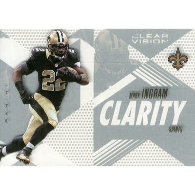 2015 Panini Clear Vision Clarity #CL6 Mark Ingram