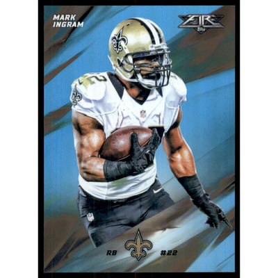 2015 Topps Fire Blue #36A Mark Ingram