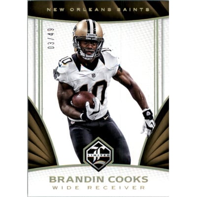 2016 Limited Gold Spotlight #59 Brandin Cooks