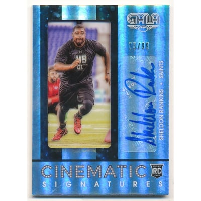 2016 Panini Gala Cinematic Rookie Signatures #42 Sheldon Rankins