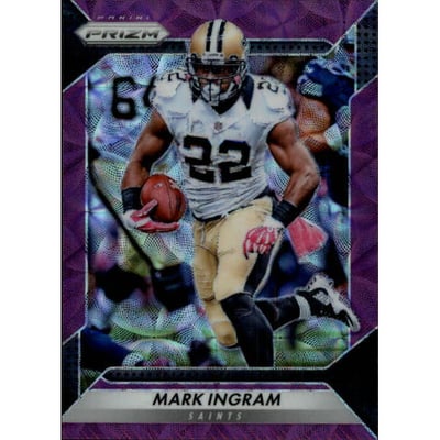 2016 Panini Prizm Prizms Purple Scope #121 Mark Ingram