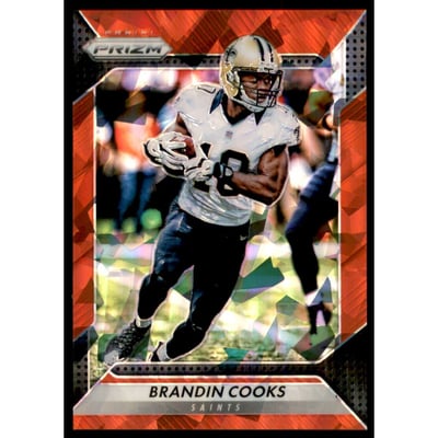 2016 Panini Prizm Prizms Red Crystals #141 Brandin Cooks