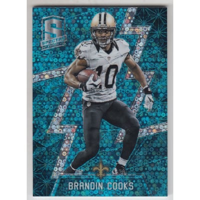 2016 Panini Spectra Neon Blue #102 Brandin Cooks
