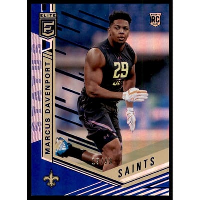 2018 Elite Status #107 Marcus Davenport/93