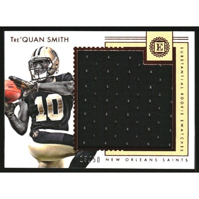 2018 Panini Encased Substantial Rookie Swatches #27 Tre'Quan Smith