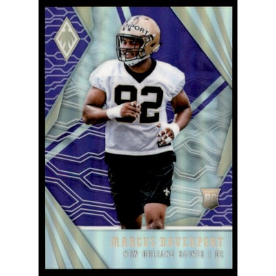 2018 Panini Phoenix Purple #146 Marcus Davenport