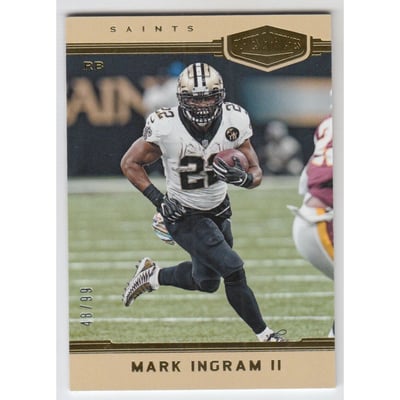 2018 Panini Plates and Patches #133 Mark Ingram II