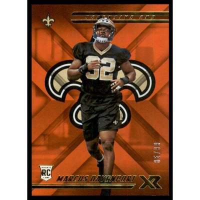 2018 Panini XR Orange #117 Marcus Davenport