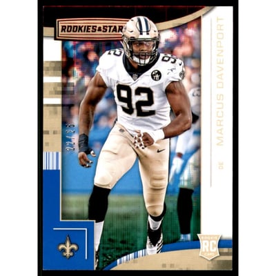 2018 Rookies and Stars Red and Blue #146 Marcus Davenport