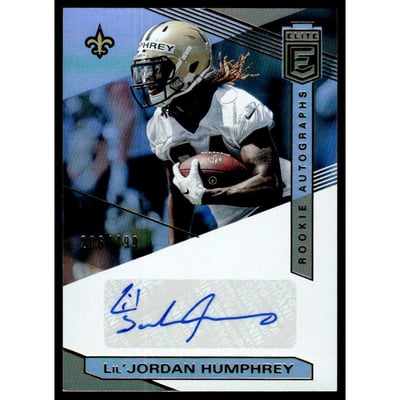 2019 Elite Rookie Autographs #38 Lil'Jordan Humphrey/499