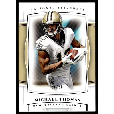 2019 Panini National Treasures Purple #11 Michael Thomas