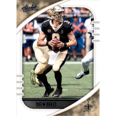 2020 Absolute Blue #72 Drew Brees
