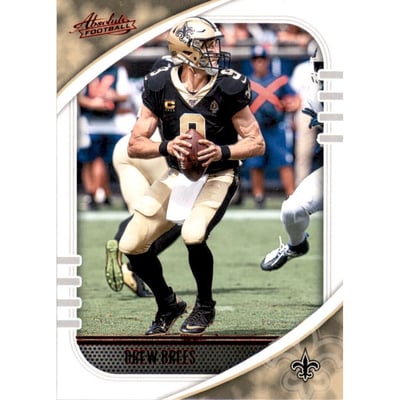 2020 Absolute Red #72 Drew Brees