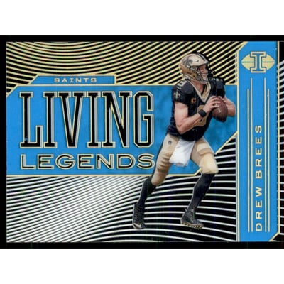 2020 Panini Illusions Living Legends Light Blue #6 Drew Brees