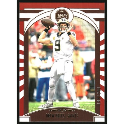 2020 Panini Legacy Red #77 Drew Brees