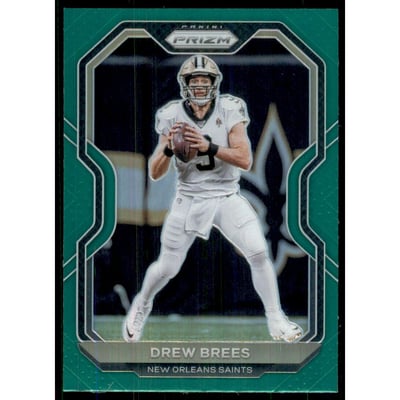 2020 Panini Prizm Prizms Green #243 Drew Brees