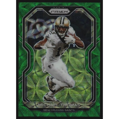 2020 Panini Prizm Prizms Green Scope #244 Michael Thomas