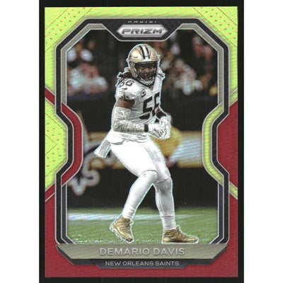 2020 Panini Prizm Prizms Red and Yellow #249 Demario Davis