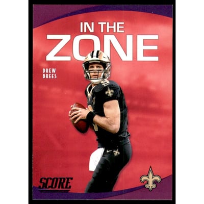 2020 Score In the Zone Purple #20 Drew Brees