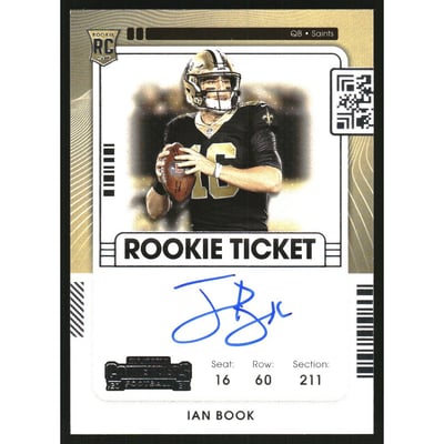 2021 Panini Contenders #137A Ian Book AU RC