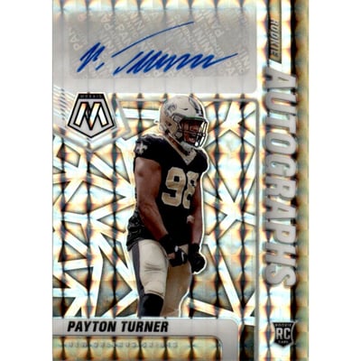 2021 Panini Mosaic Rookie Autographs Mosaic #47 Payton Turner