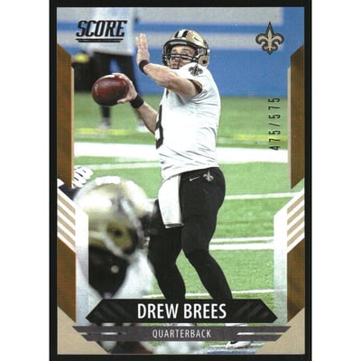 2021 Score Lava #206 Drew Brees