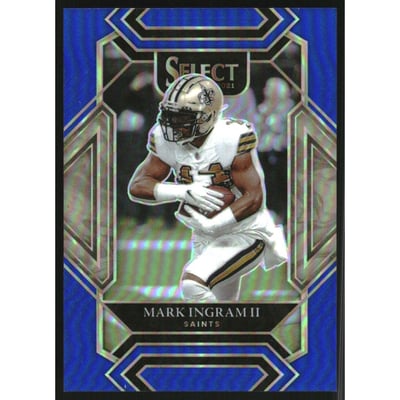 2021 Select Prizm Blue #215 Mark Ingram II