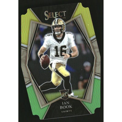 2021 Select Prizm Green and Yellow Die Cut #179 Ian Book