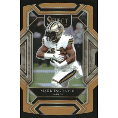 2021 Select Prizm Orange Die Cut #215 Mark Ingram II