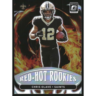 2022 Donruss Optic Red Hot Rookies #4 Chris Olave