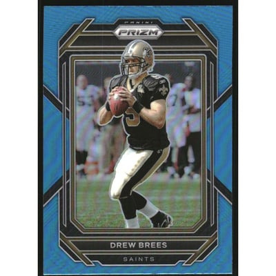2022 Panini Prizm Prizms Light Blue #215 Drew Brees