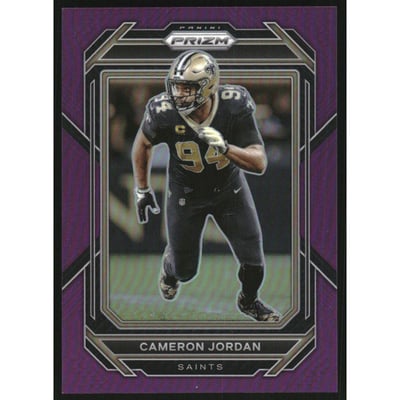 2022 Panini Prizm Prizms Purple #213 Cameron Jordan