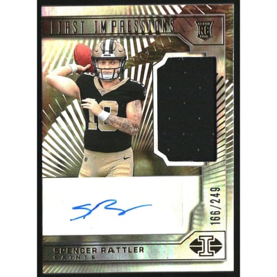 2024 Panini Illusions #103 Spencer Rattler JSY AU/249