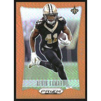 2024 Panini Prizm Deca Prizms Orange #223 Alvin Kamara