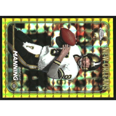2024 Topps Chrome Yellow Geometric Refractors #135 Archie Manning