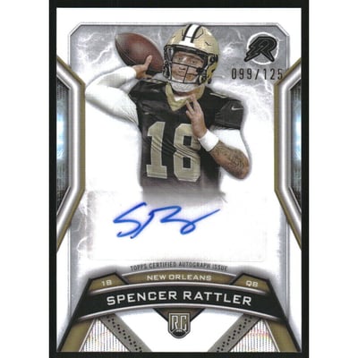 2024 Topps Resurgence Resurgence Rookie Signatures White Surge #RRSSR Spencer Rattler
