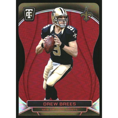2024 Totally Certified Mirror Platinum Red Die Cut #197 Drew Brees