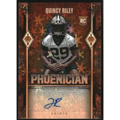 2025 Panini Phoenix Phoenician Penmanship Winter #42 Quincy Riley