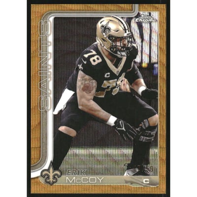 2025 Topps Chrome Gold Wave Refractors #223 Erik McCoy