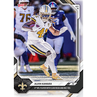 Alvin Kamara - 2026-27 NFL Topps NOW® - Card 67