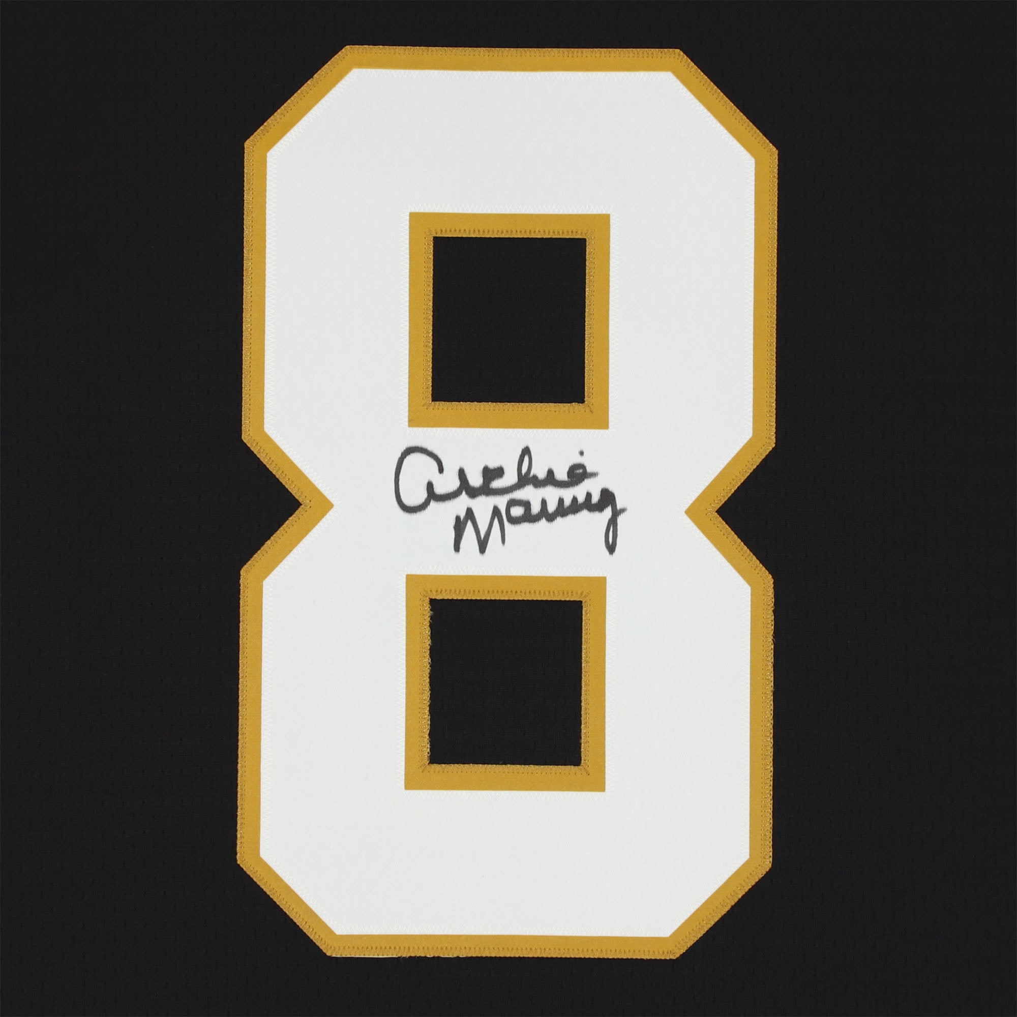 Archie Manning New Orleans Saints Autographed Black Mitchell