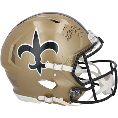 Archie Manning New Orleans Saints Autographed Fanatics Authentic Riddell 1976-1999 Throwback Speed Authentic Helmet 